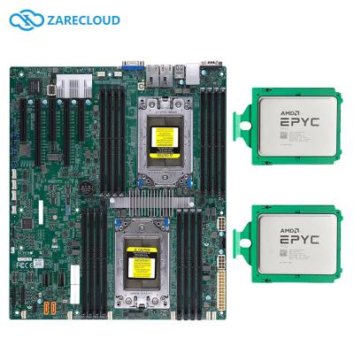 H11DSI-NT + AMD EPYC 7K62*2