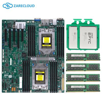 H11DSI-NT + AMD EPYC 7K62*2 + 4*16GB DDR4 3200